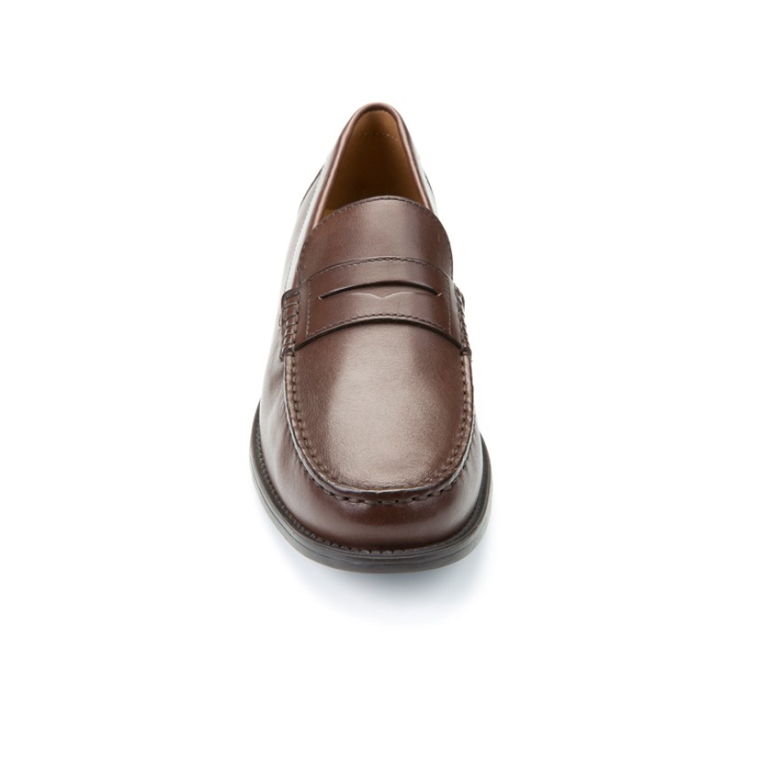 NEW DAMON B - LEATHER DK BROWN - MAN - MOCCASINS