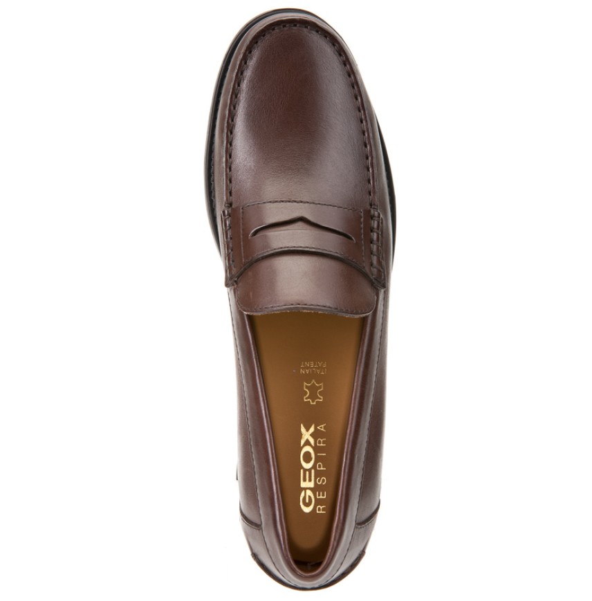NEW DAMON B - LEATHER DK BROWN - MAN - MOCCASINS