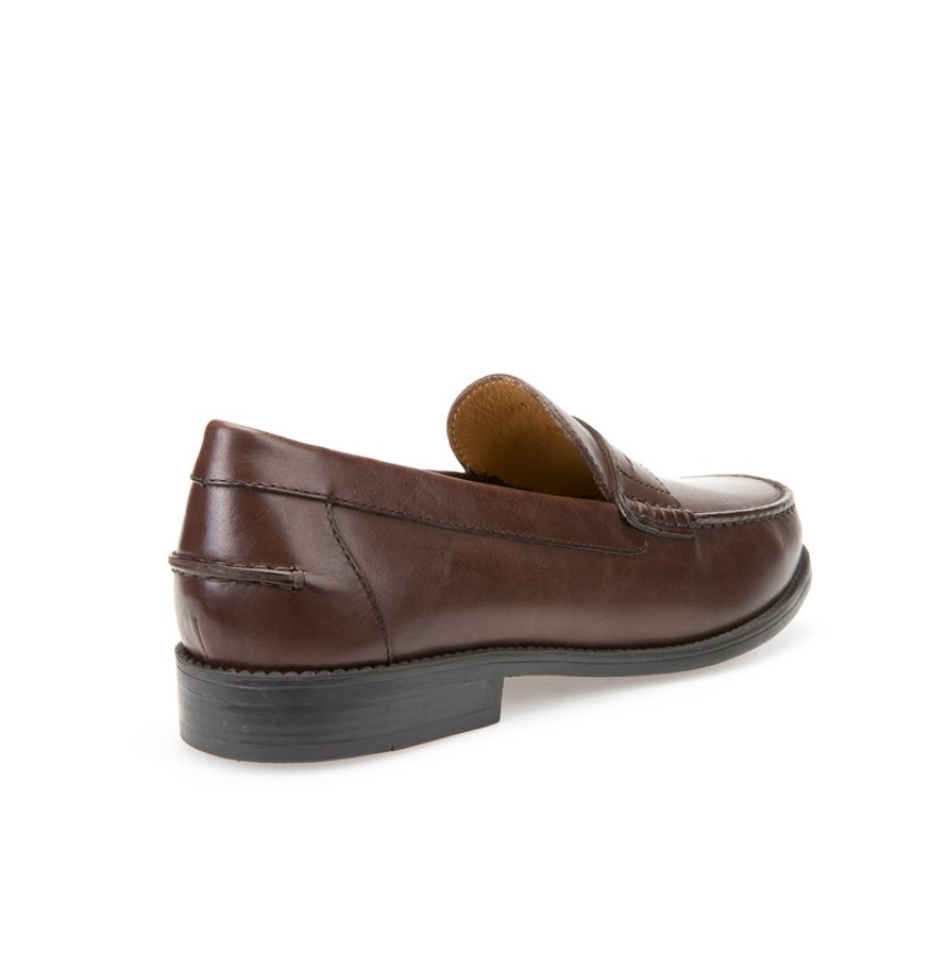 NEW DAMON B - LEATHER DK BROWN - MAN - MOCCASINS