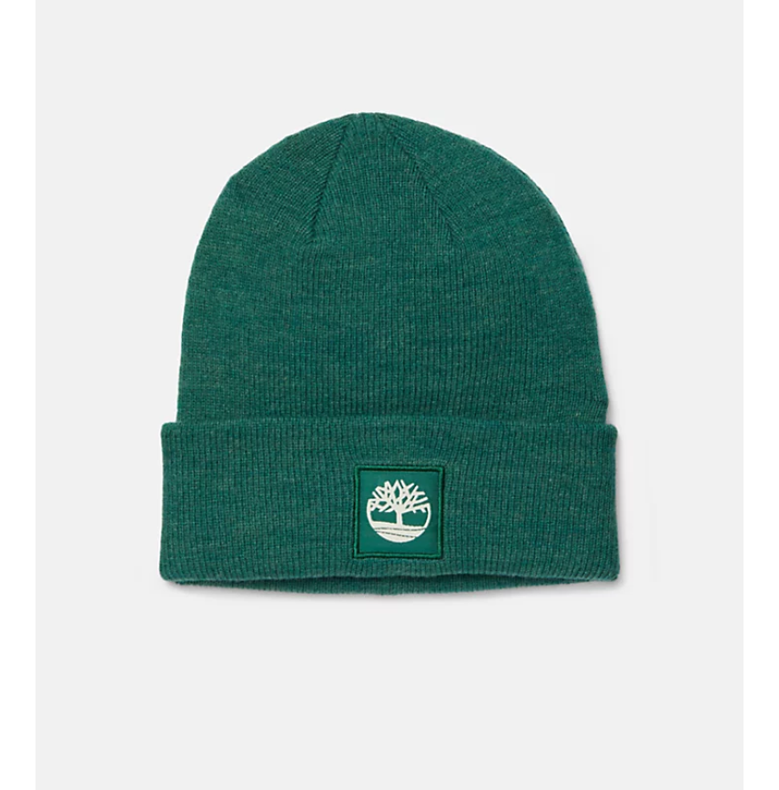 ΣΚΟΥΦΟΣ ΠΡΑΣΙΝΟΣ Cuffed Beanie with Tonal Patch