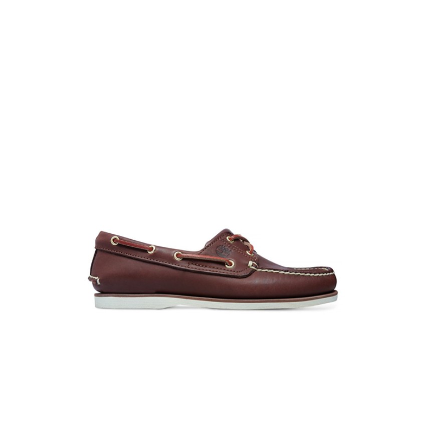 MEN CLASSIC BOAT 2EYE BROWN TIMBERLAND