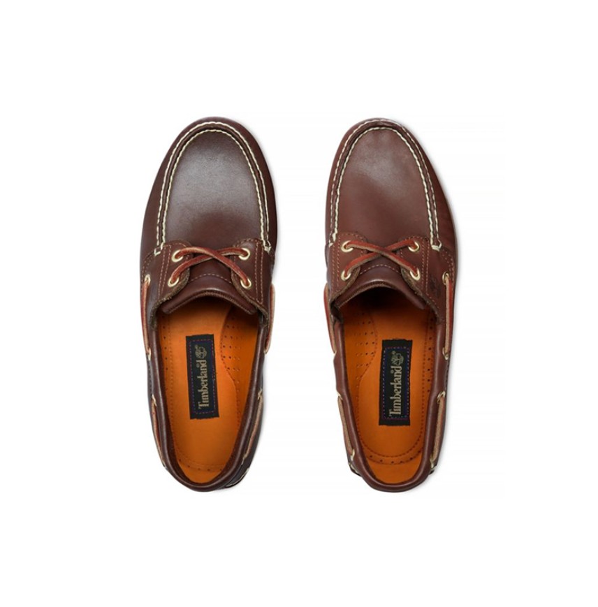 MEN CLASSIC BOAT 2EYE BROWN TIMBERLAND