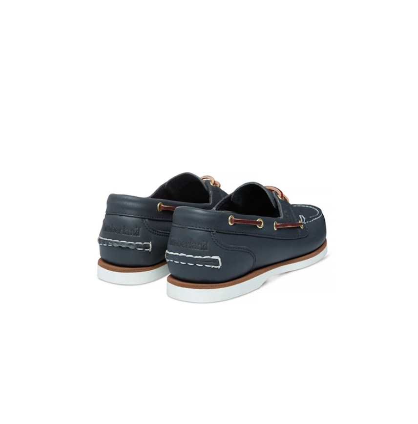 MEN CLASSIC BOAT 2EYE BLUE TIMBERLAND