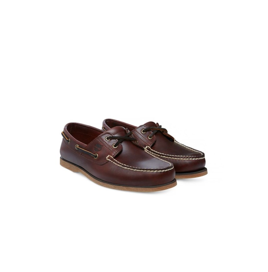 WOMAN 2 Eye Boat Shoe BROWN TIMBERLAND