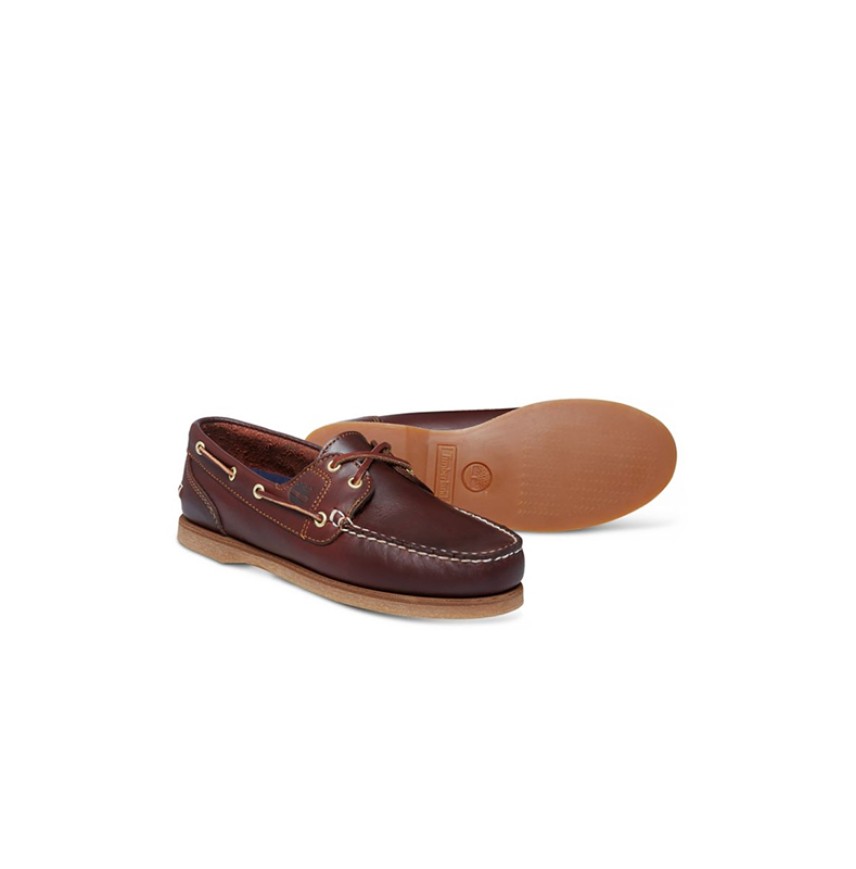WOMAN 2 Eye Boat Shoe BROWN TIMBERLAND