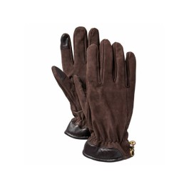 NUBUCK GLOVE MAN BROWN