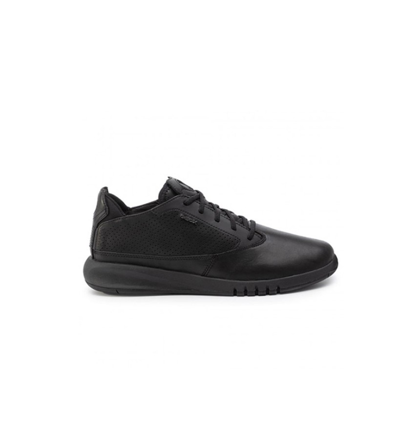 AERANTIS LEAT BLACK SNEAKER MAN GEOX